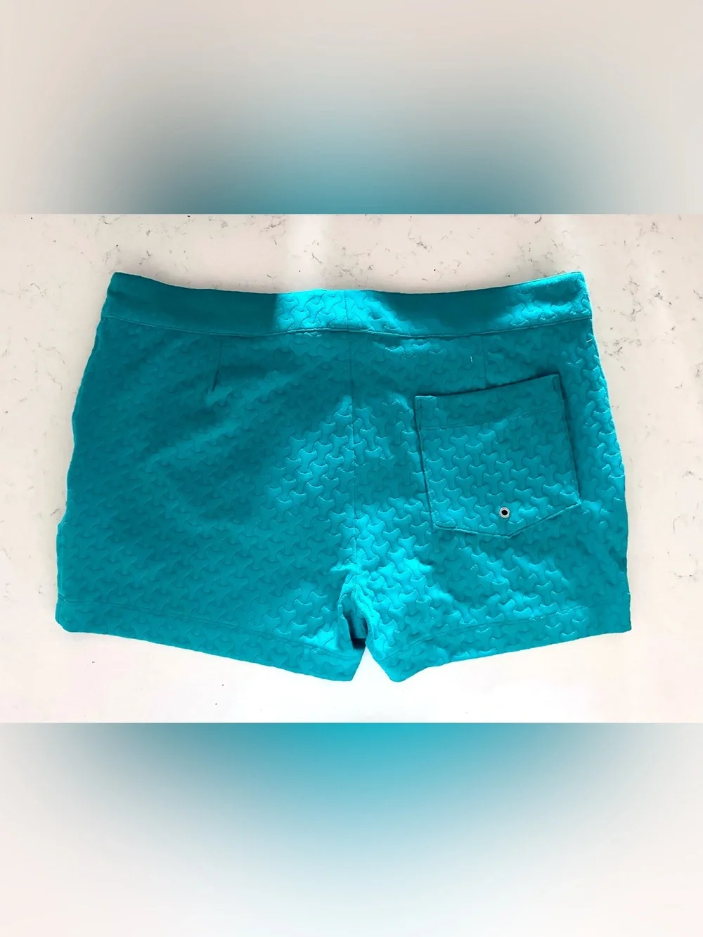 Mr Turk Teal Men's Swim Trunks